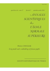 Modèle d'Ising et les s-plongements de graphes planaires