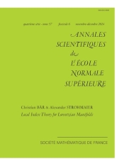 Théorie locale de l'indice pour les variétés lorentziennes