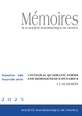 Formes quadratiques $S$ entières et dynamique homogène