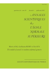 Les modules d'anneaux en géométrie conforme aléatoire