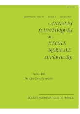 Sur les variétés de Lusztig affines