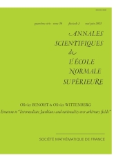 Erratum à  "Intermediate Jacobians and rationality over arbitrary fields"