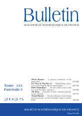 Bulletin de la SMF 153-3