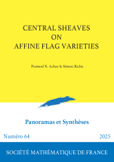 Faisceaux centraux sur les variétés de drapeaux affines