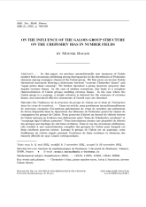 Sur l’influence de la structure du groupe de Galois sur le biais de Tchebychev dans les corps de nombres