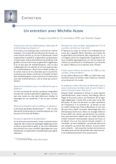 Un entretien avec Michèle Audin