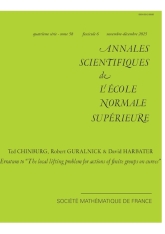 Erratum à « Le problème de relèvement local pour les actions de groupes finis sur les courbes »