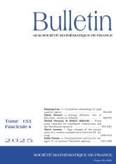 Bulletin de la SMF 153-4