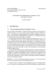 Exposé Bourbaki 1228 : Lissification de cycles algébriques de petite dimension (d'après Kollár et Voisin)