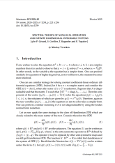 Exposé Bourbaki 1234 : Théorie spectrale pour des opérateurs non locaux et systèmes intégrables en dimension infinie (d'après P. Gérard, S. Grellier, T. Kappeler et P. Topalov)