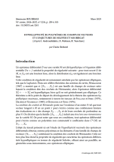 Exposé Bourbaki 1236 : Hypoellipticité de polynômes de champs de vecteurs et conjectures de Helffer et Nourrigat (d'après I. Androulidakis, O. Mohsen, R. Yuncken)