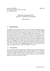 Exposé Bourbaki 1238 : Dualité de Langlands relative (d'après Ben-Zvi, Sakellaridis et Venkatesh)