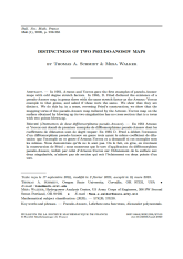 Distinction de deux difféomorphisms pseudo-Anosov
