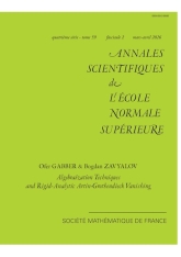 Techniques d'algébrisation et théorème d'annulation d' Artin-Grothendieck en géométrie analytique rigide
