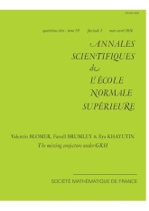 La conjecture de mélange sous GRH